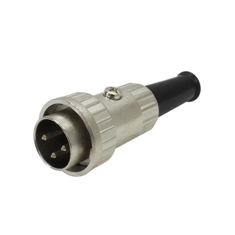 Conector Metálico Macho Painel 3 Vias Modelo Crf Metaltex