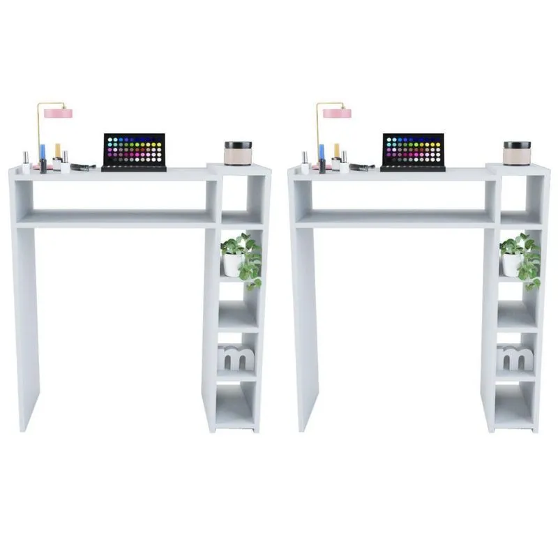 Compre Uma E Receba Mais Uma Mesa Manicure Embutida C/nicho