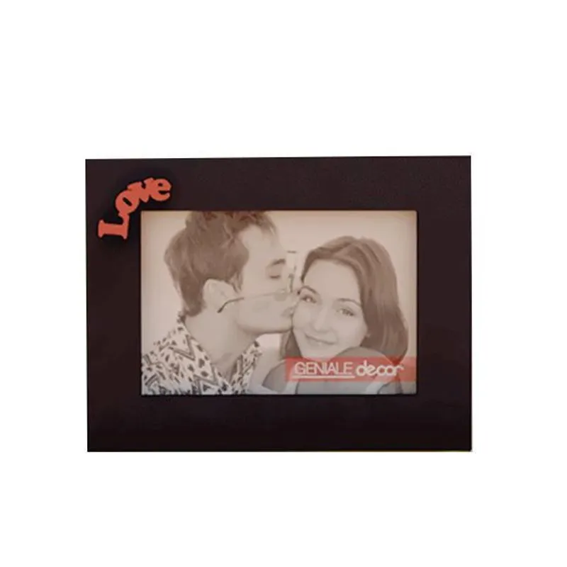 Porta Retrato 10x15 Love Geniale H16 Preto