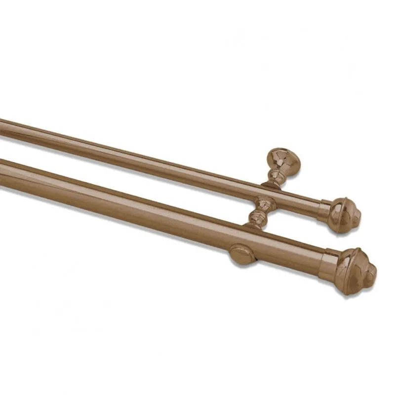Kit Varão De Cortina 3,0m Com Emenda Eco Metal Belchior