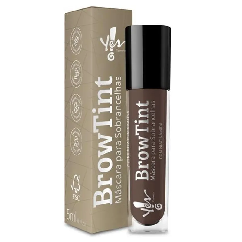 Browtint Mascara Para Sobrancelhas Cor 01 Yes Cosmetics