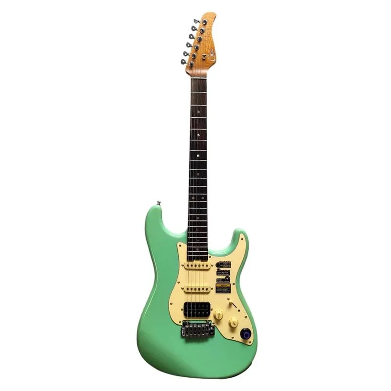 Guitarra Inteligente Mooer Gtrs P800 Mg Mint Green Pedal