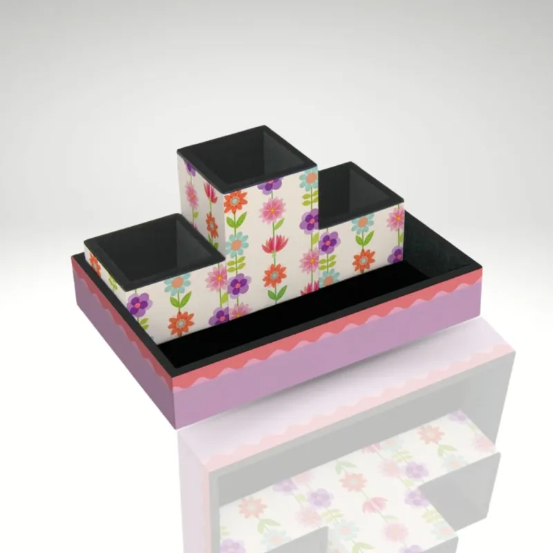 Organizador de Mesa Flores Para Você - Fina Ideia