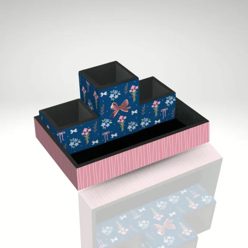 Organizador de Mesa Laços e Afetos by Sof Martins - Fina Ideia