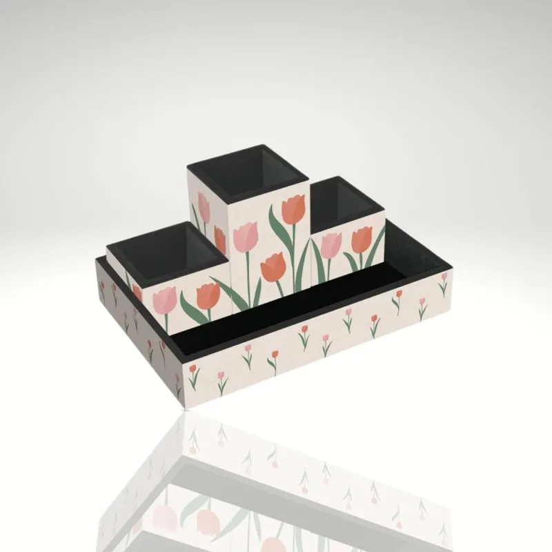 Organizador de Mesa Tulipas - Fina Ideia