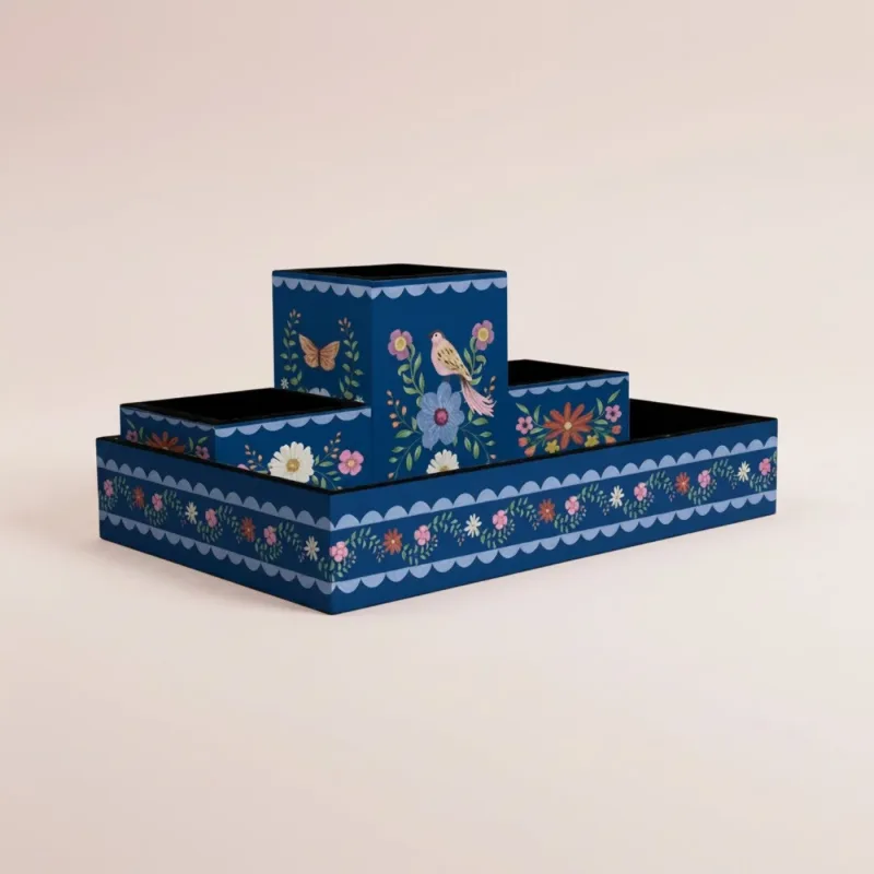 Organizador de Mesa Jardim Secreto - Fina Ideia