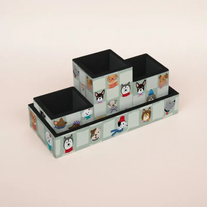 Organizador de Mesa Slim Clube dos Doguinhos - Fina Ideia