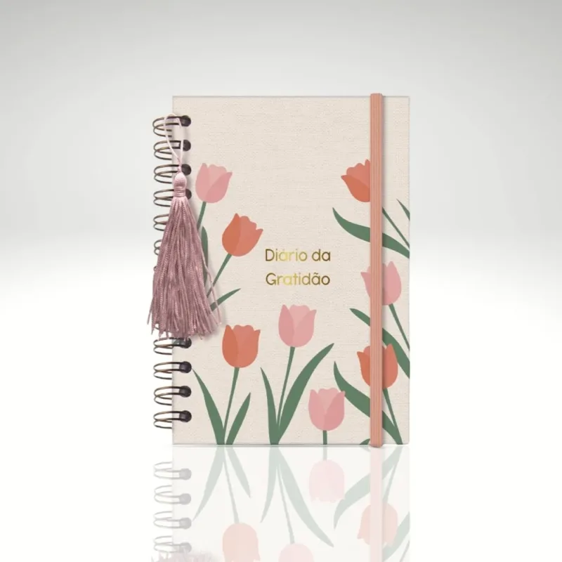 Diario da Gratidão Tulipas - Fina Ideia