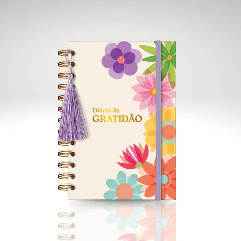 Diario da Gratidao Flores Para Você - Fina Ideia