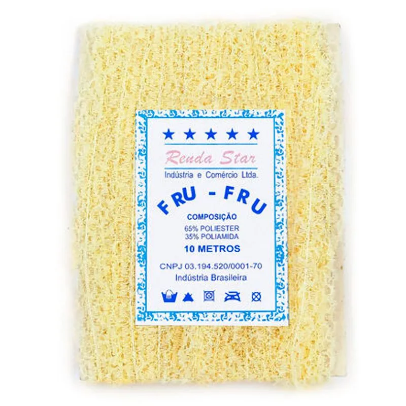 Fru Fru Renda Star 1,8cm 10 Metros Champanhe UN