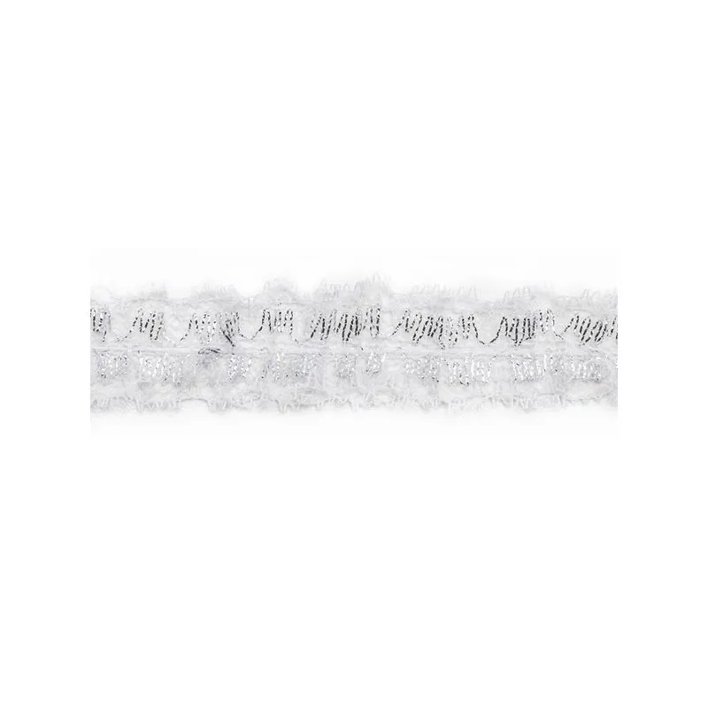 Fru Fru Renda Star Metal 1,8cm 10 Metros Prateado UN