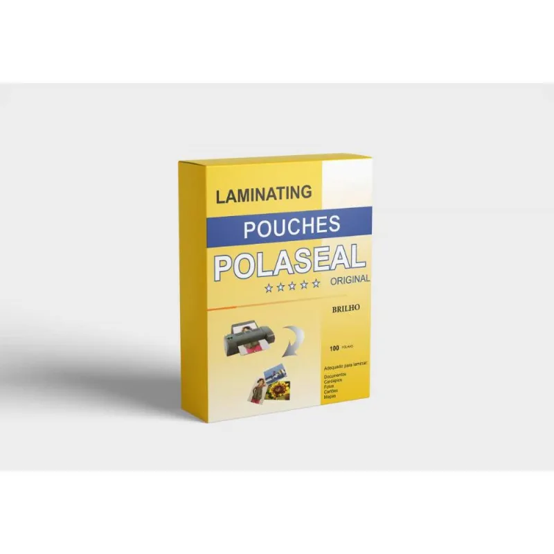 Plastico Para Plastificacao Polaseal Oficio 222x336 (0,07)