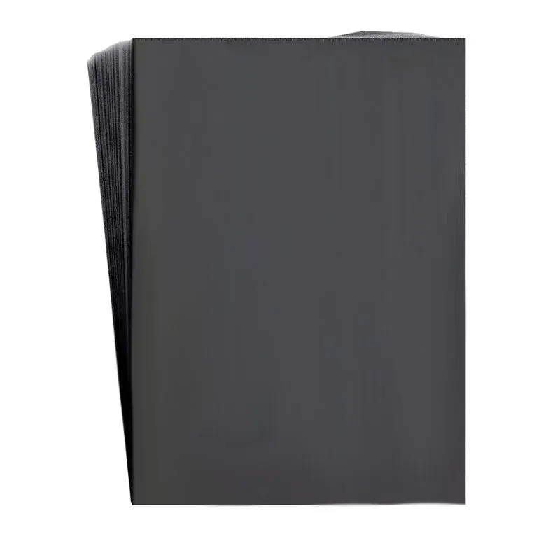 Capa Encadernação Couro A4 Preto 0297 Polaseal - 100UN
