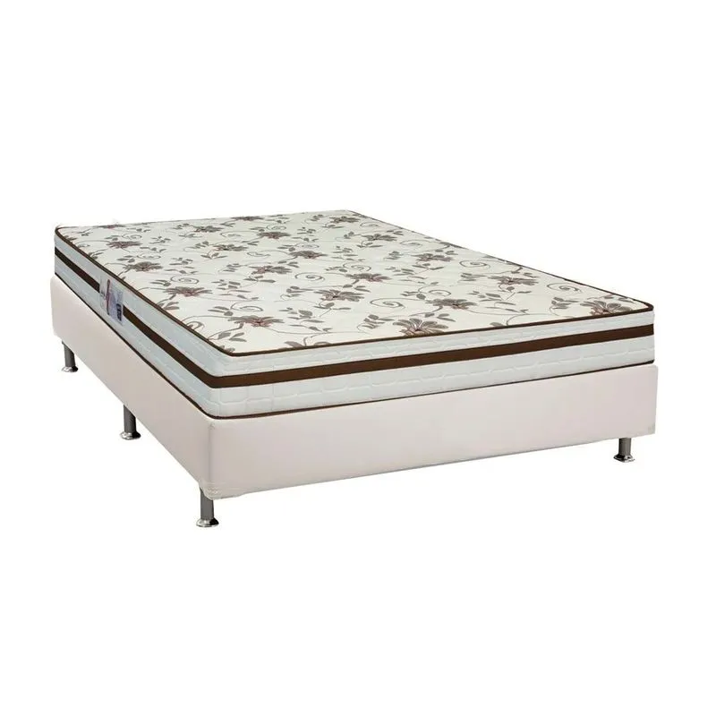 Conjunto Box-ColchãoAnjos MasterPocket Viena+Cama Casal 138x188