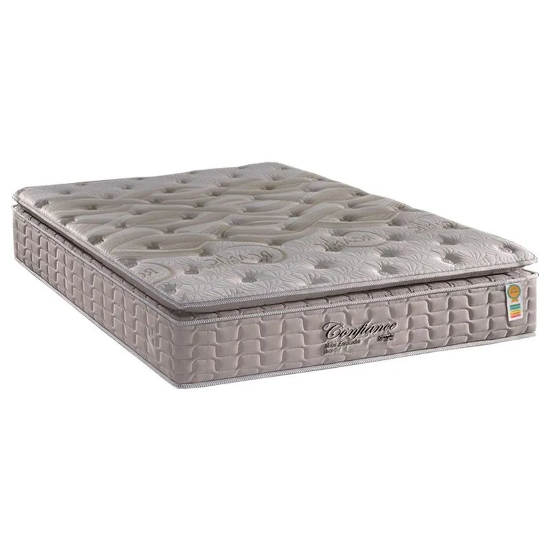 Colchão Casal Molas MasterPocket Ensacadas Confiance Visco Pillow Top (138x188x32) - D Angelis Anjos