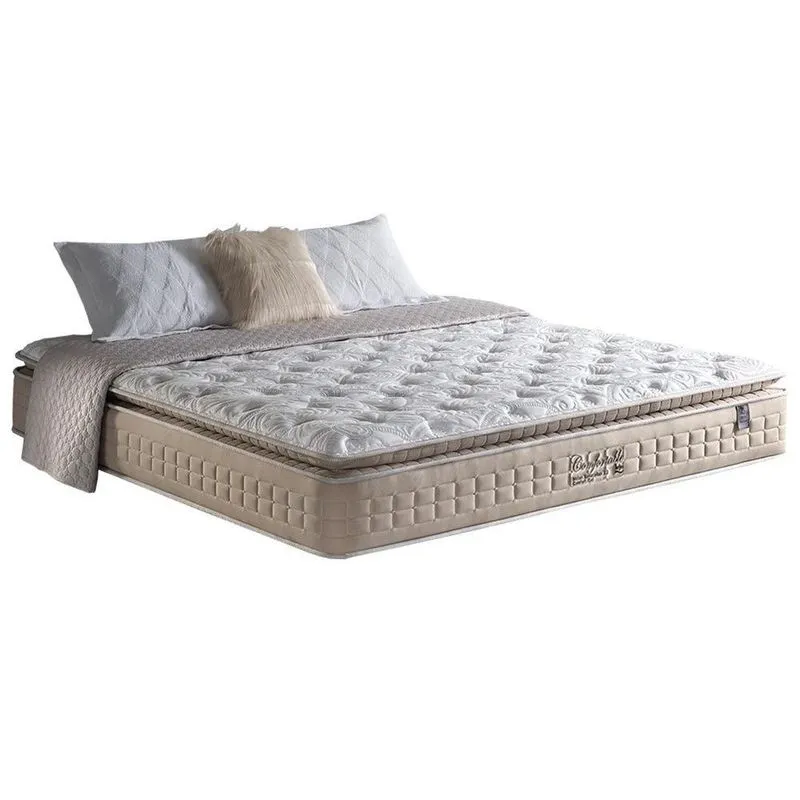 Colchão Casal para Hotelaria Visco Gel Molas Ensacadas MasterPocket Comfortable Pillow Top (138x188x36) - Anjos