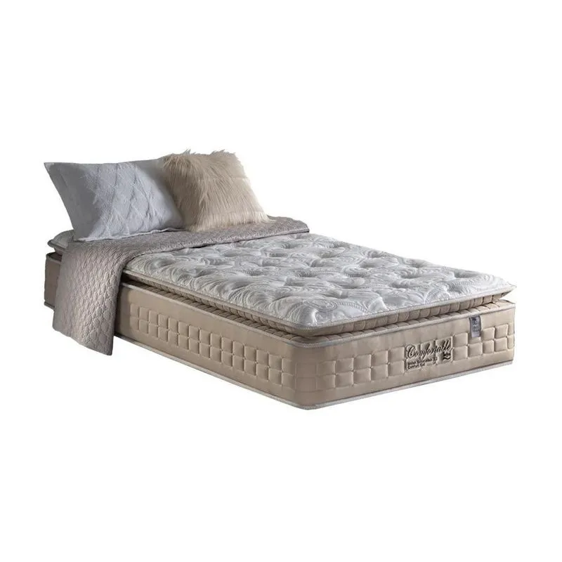 Colchão Solteirão para Hotelaria Visco Gel Molas Ensacadas MasterPocket Comfortable Pillow Top (96x203x36) - Anjos