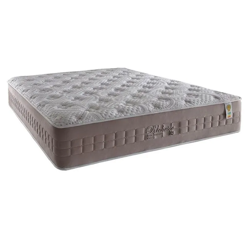 Colchão King Espuma Visco Gel Molas Ensacadas MasterPocket Richesse Euro Pillow (193x203x33) - D Angelis Anjos