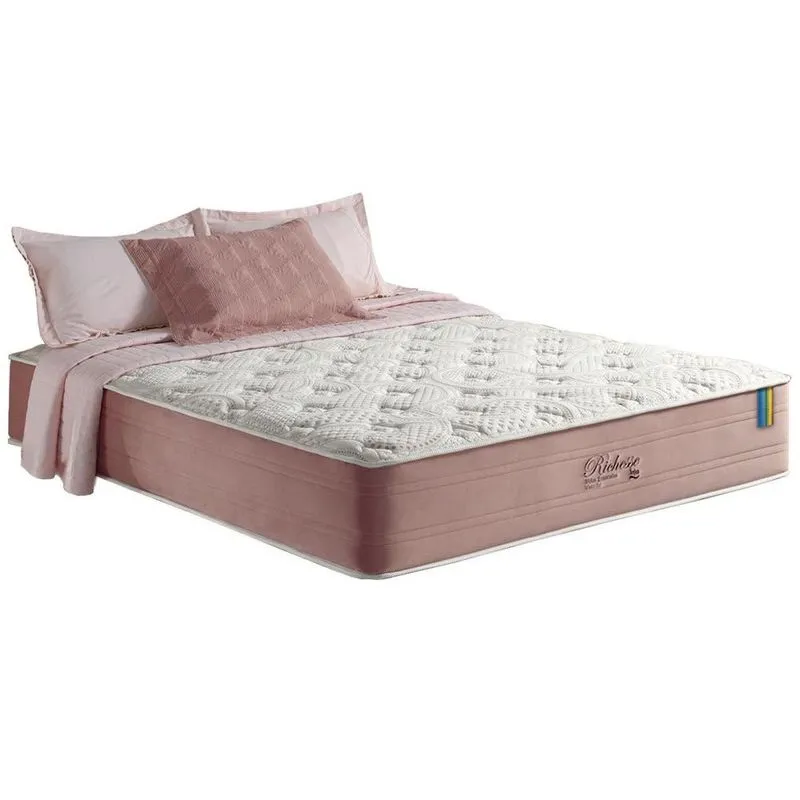 Colchão Casal Espuma Visco Gel Molas Ensacadas MasterPocket Richesse Euro Pillow (138x188x36) - Anjos