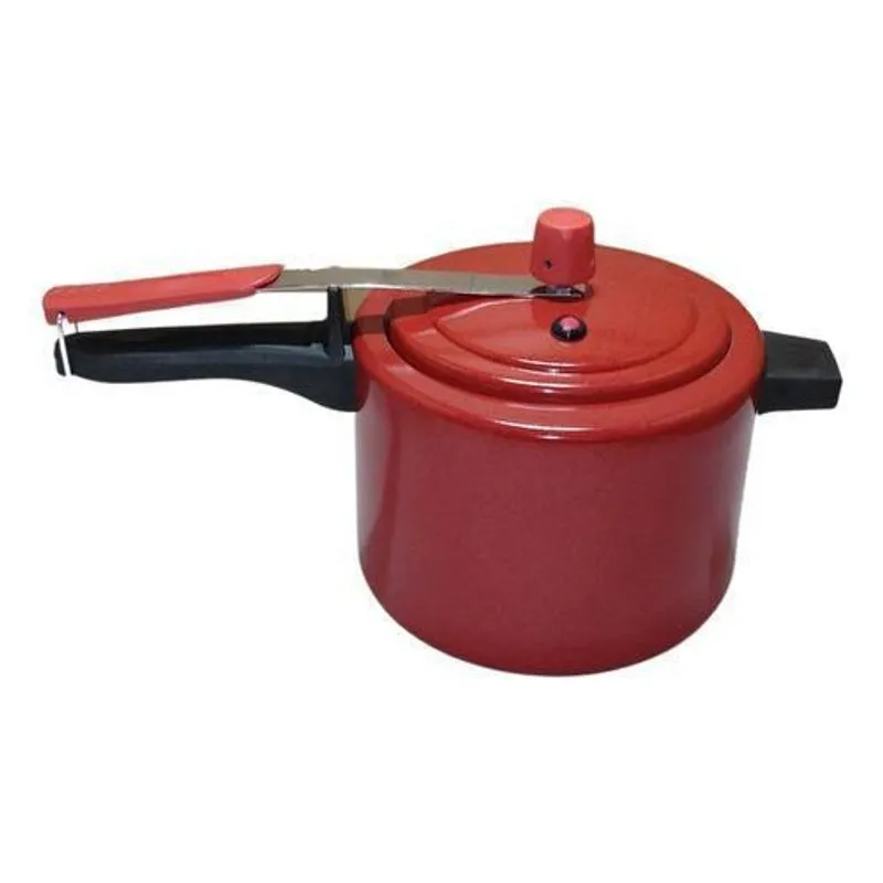 Panela De Pressão Vermelha 4,5 Litros