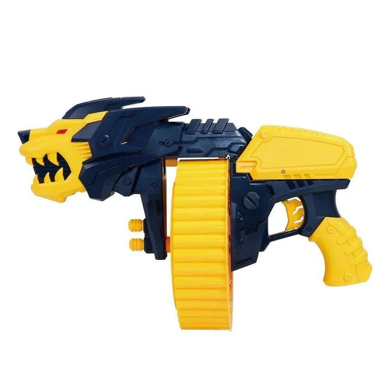 Lançador Super Shot Turbo Lions - Azul E Amarelo