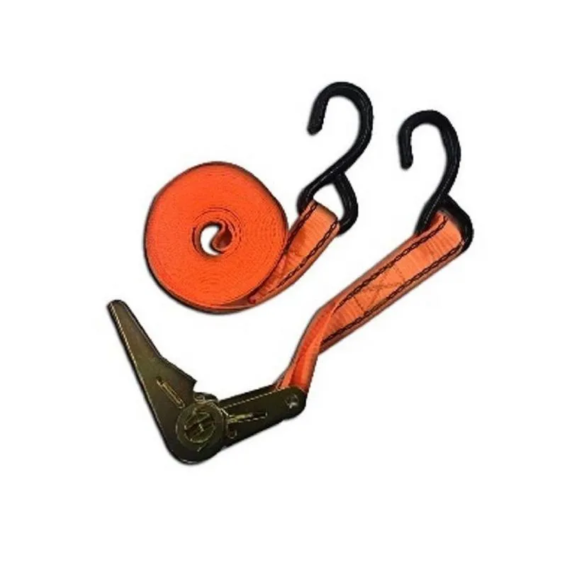 Kit Cinta E Catraca Bfh1467 Para Amarração De Cargas Até 400kg Com Fita 4,5m X 25mm Laranja Bestfer
