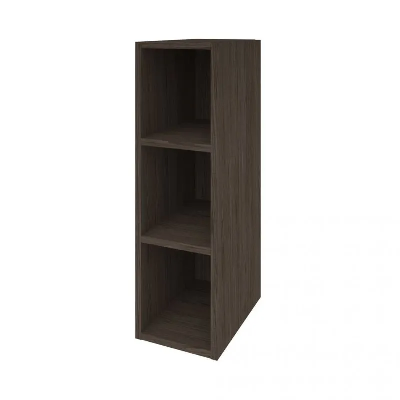 Nicho Aéreo 2 Prateleiras 67cmx20cm Nora Indekes Nogal