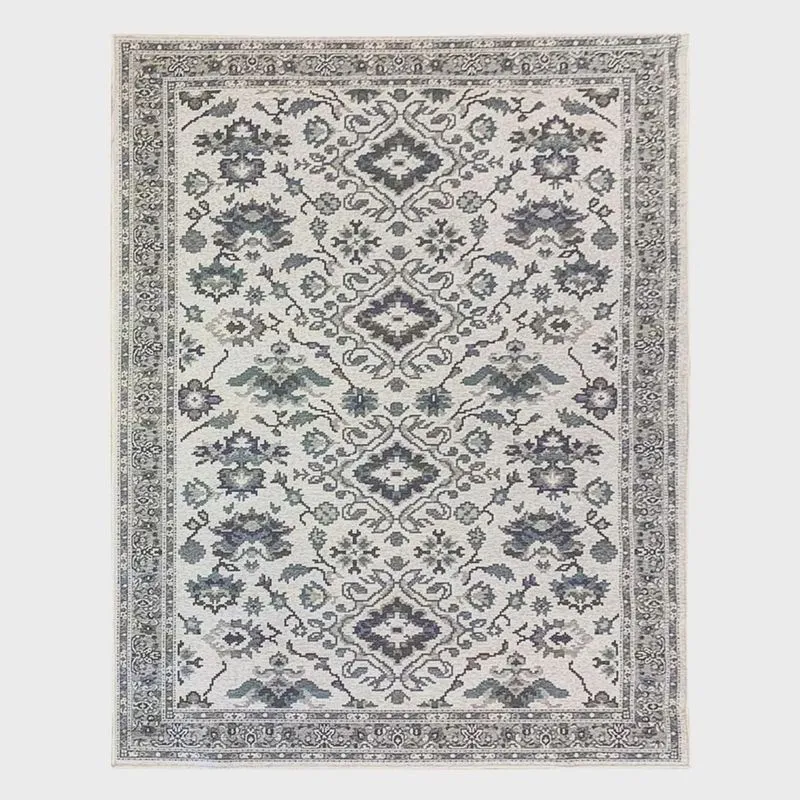 Tapete Sala Classico Oriental 200X300 Cm Tipo Belga 55 Azul
