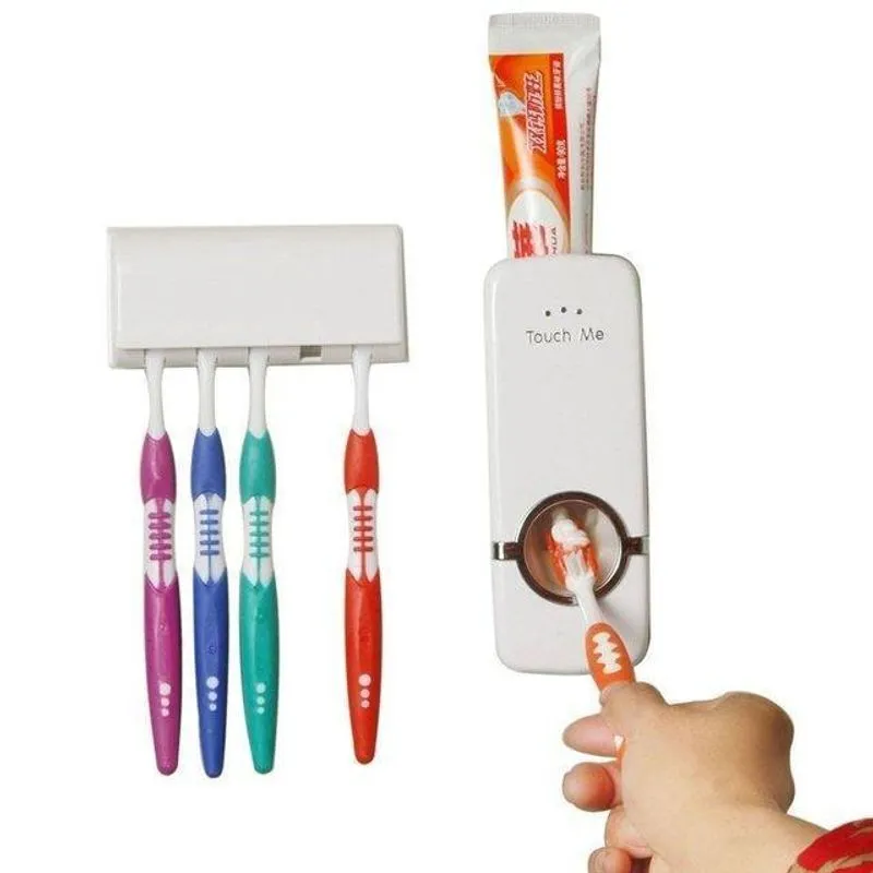 Porta Escova De Dente Com Dispenser