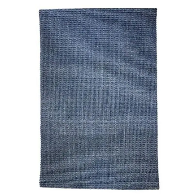 Capacho Liso Azul Mesclado Sisal 40x60cm