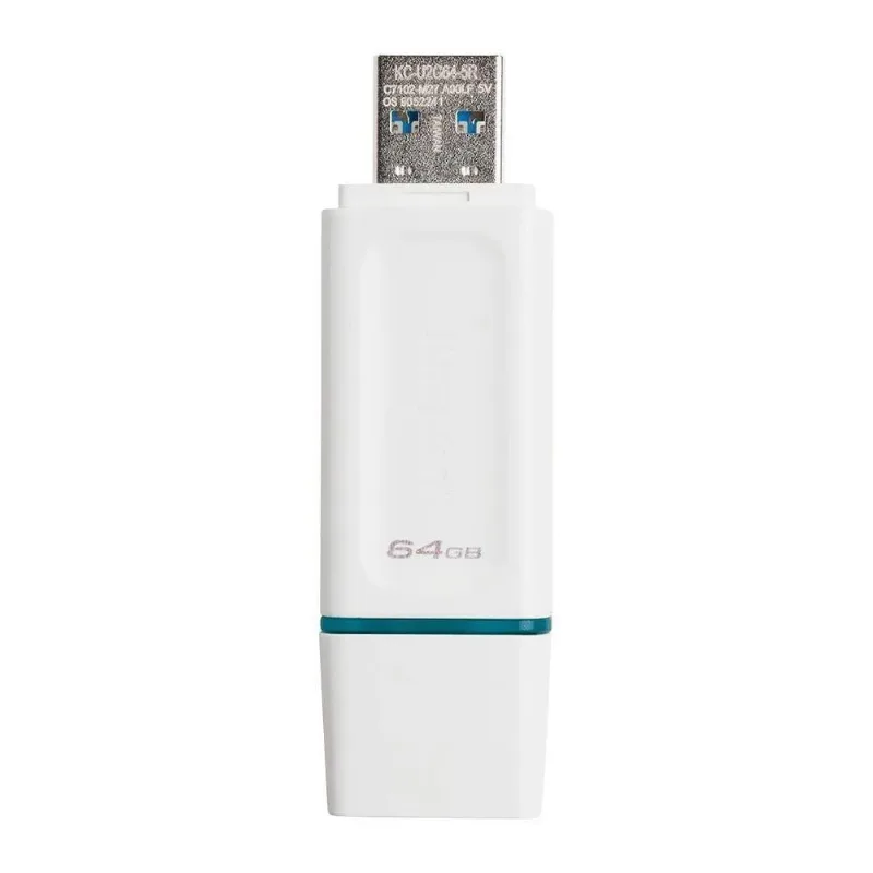 Pendrive Kingston Exodia 64gb Usb 3.2 - Branco (kc-u2g64-5r)