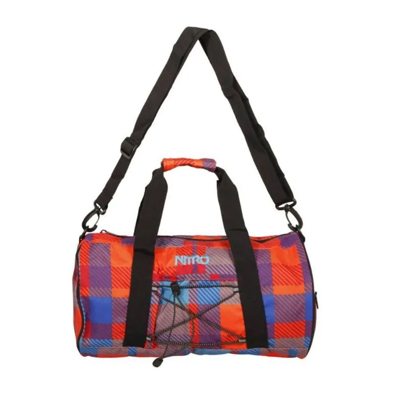 Bolsa De Viagem Vermelha Azul Yes Acadêmia Com Alça Transversal E Bolsos Laterais Academia Aula