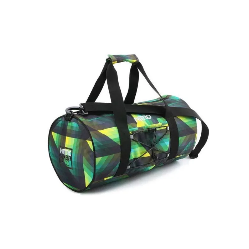Bolsa De Viagem Verde Yes Acadêmia Com Alça De Mão E Transversal Bolsos Laterais Academia Aulas