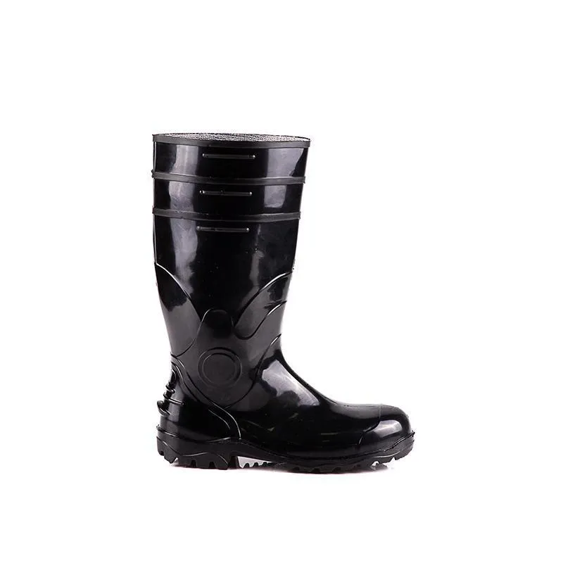Bota Bracol Preto Pvc Cano Longo S/forro 43