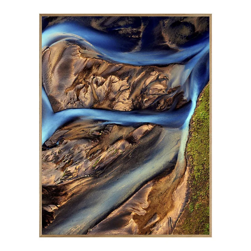 Quadro Rivers Rio Thjosa na Islândia I 132x102cm