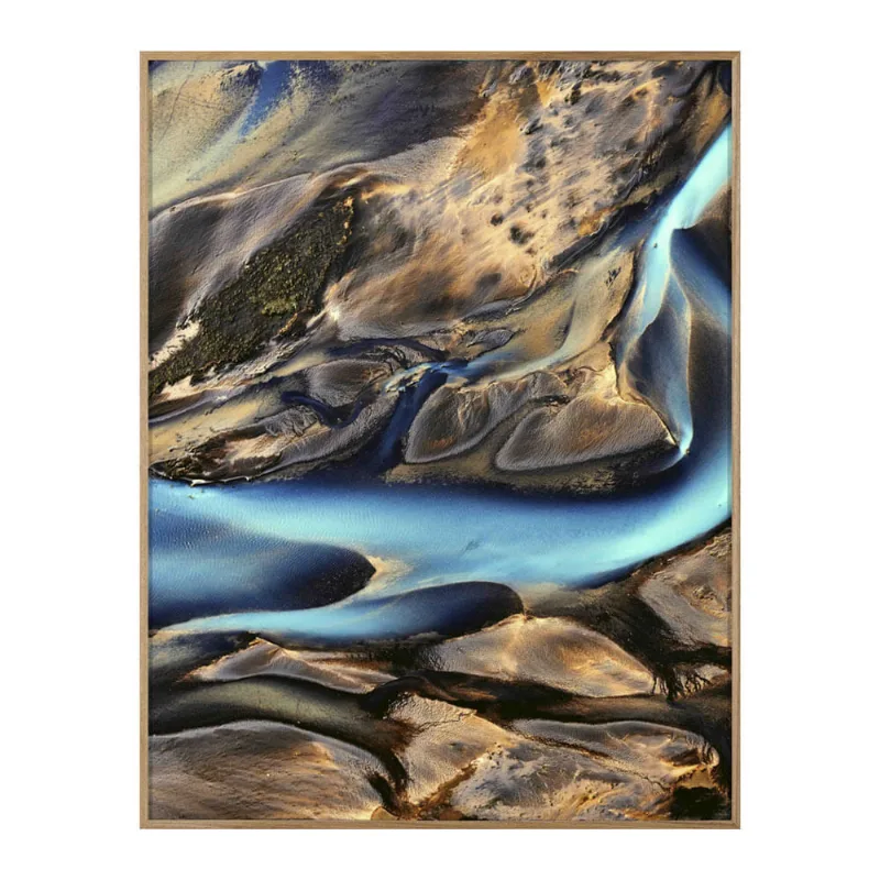 Quadro Rivers Rio Thjosa na Islândia II 132x102cm