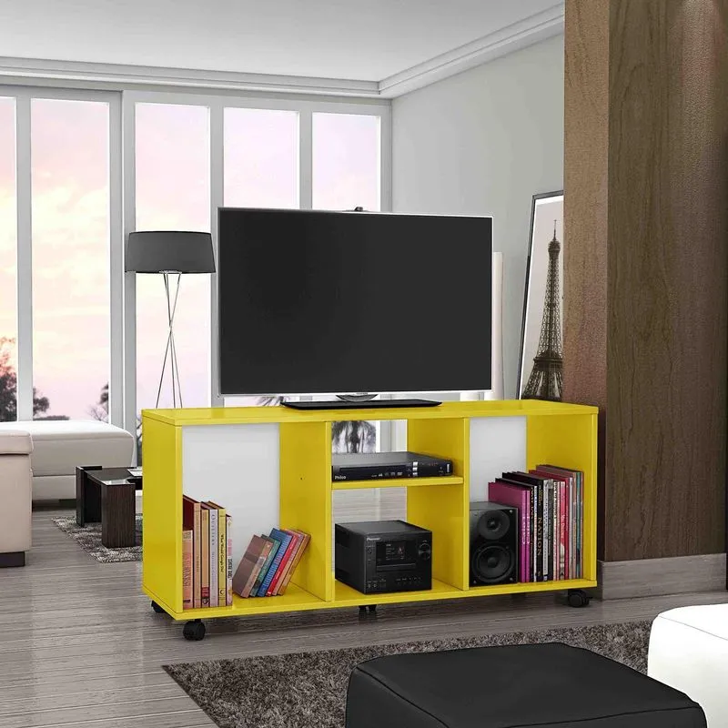 Rack Aruba Móveis Bechara Amarelo
