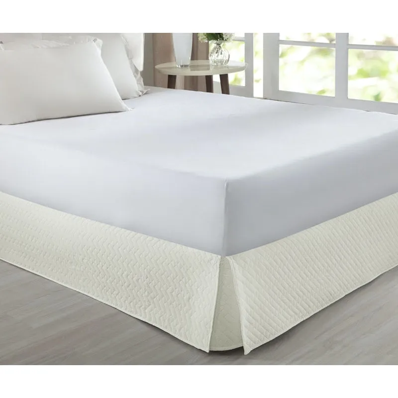 Saia Box Casal Matelada Retângulo Marfim Home Design-Corttex