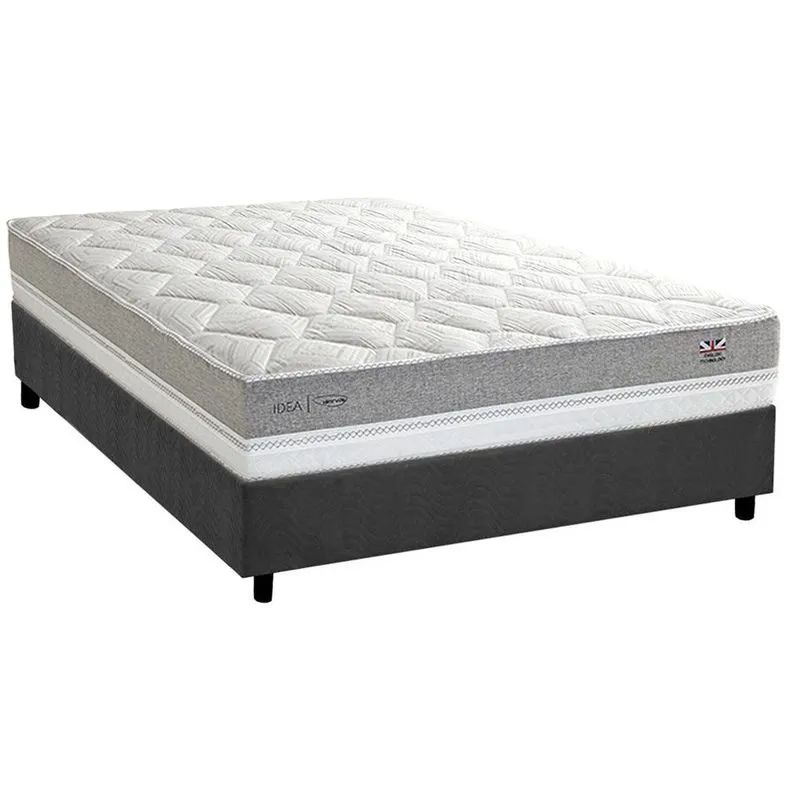 Cama Box CRC Casal +Colchão Molas Master Pocket C1672 Herval 138x188