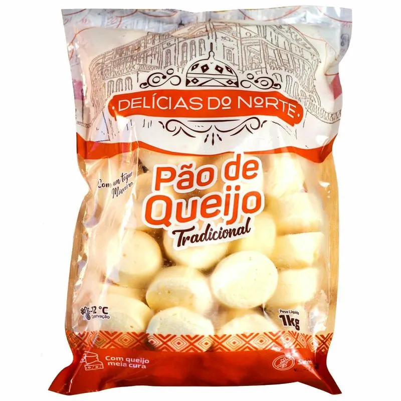 Pão de Queijo Delícias do Norte 1kg