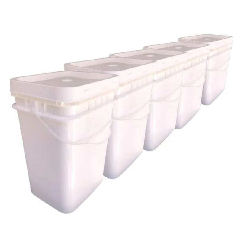 Balde P Hidroponia 20l Retang 5 Pçs