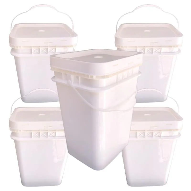 Balde Plast 20l Retang P Ervas 5 Pçs