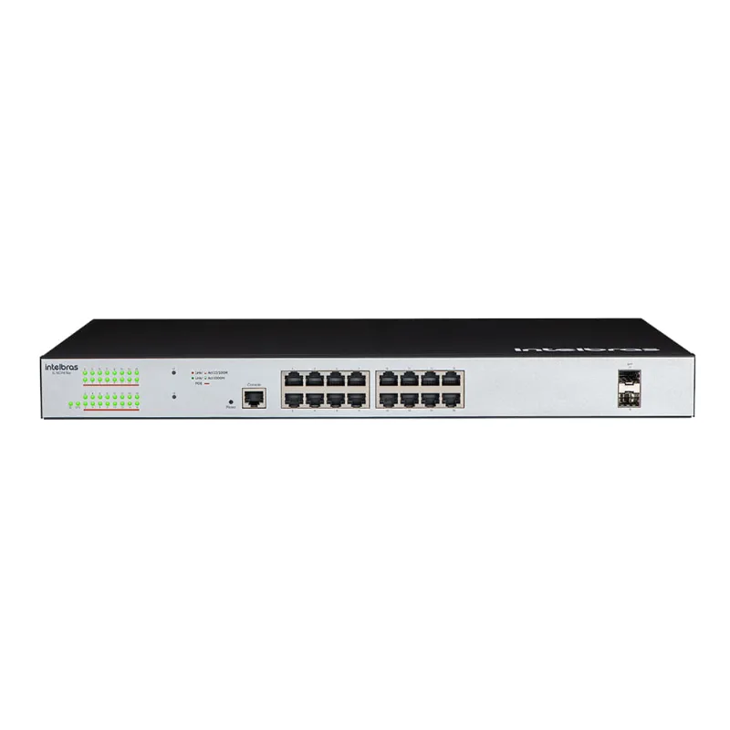 Switch 16 portas Gerenciável SG 1602 Poe Max 4760064 Intelbras