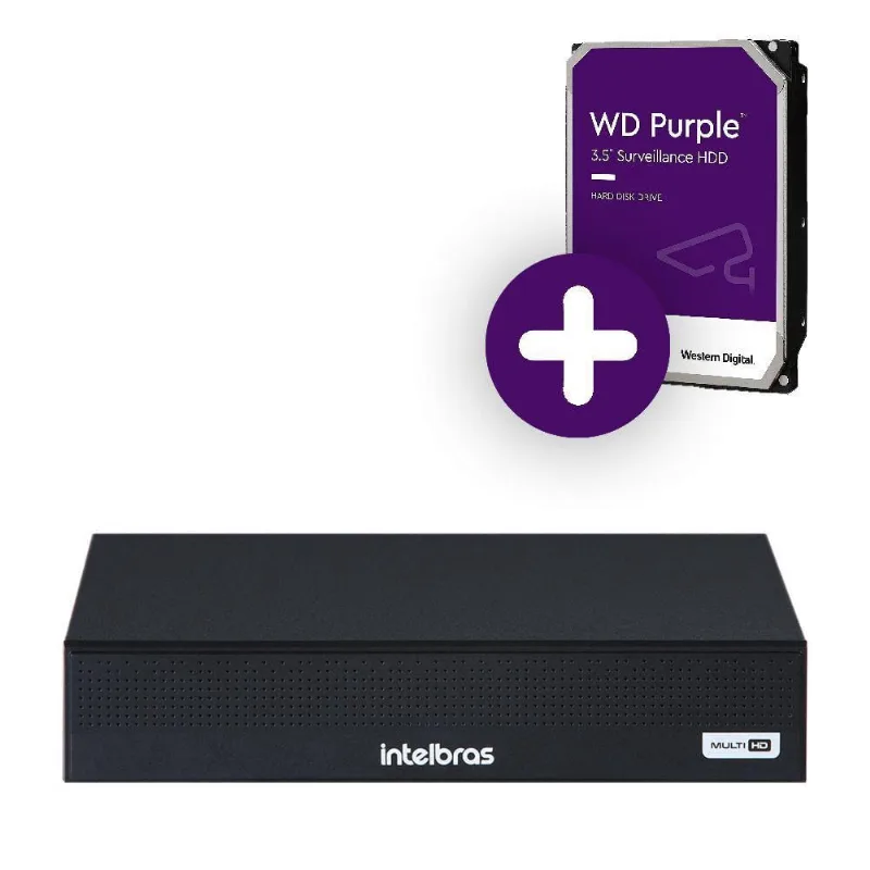 Dvr Intelbras 16 Canais 5mp Lite Com Hd 2tb Gravador De Vídeo Mhdx 3116-c