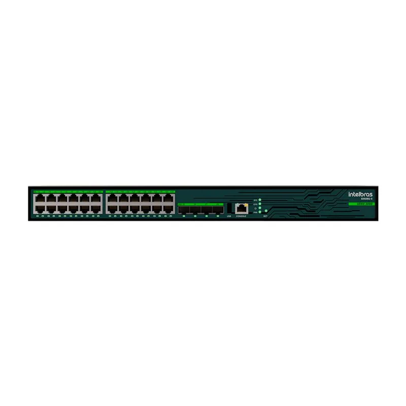 Switch Gerenciavel Layer 3 24P Gigabit 4 SFP+ Intelbras