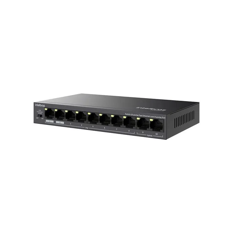 Switch Nao Gerenciavel 10p S1010f-p Intelbras