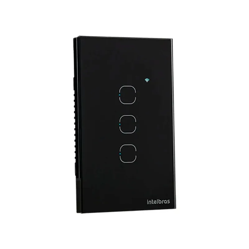 Interruptor Smart WiFi Touch 3 Preto Intelbras