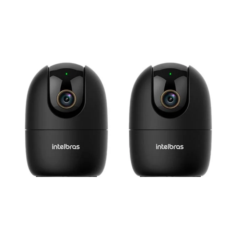 Câmera Inteligente Full HD Im4 C Black Intelbras - 2 Unidades