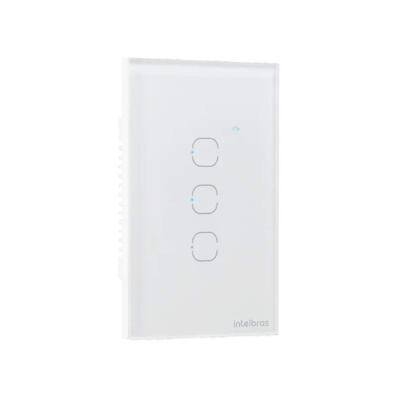 Interruptor Inteligente Zigbee Touch 3 Botões EIZ 1003 Branco Intelbras