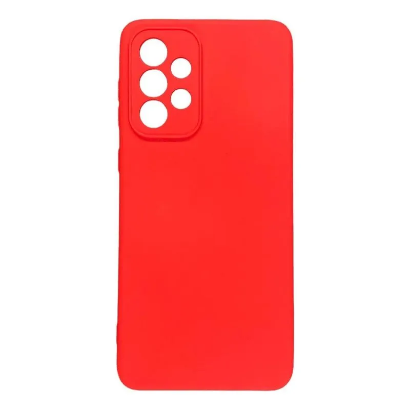 Capa Capinha Case Aveludada Vermelha P Samsung Galaxy A33 5g
